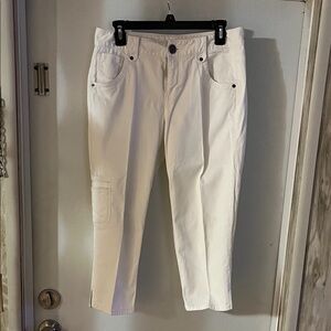 DKNY Women's White Capris Size 6